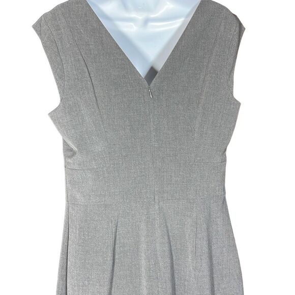 The Limited Women's Sleeveless Bateau Sheath Dress Gray Size 12 - Picture 3 of 10
